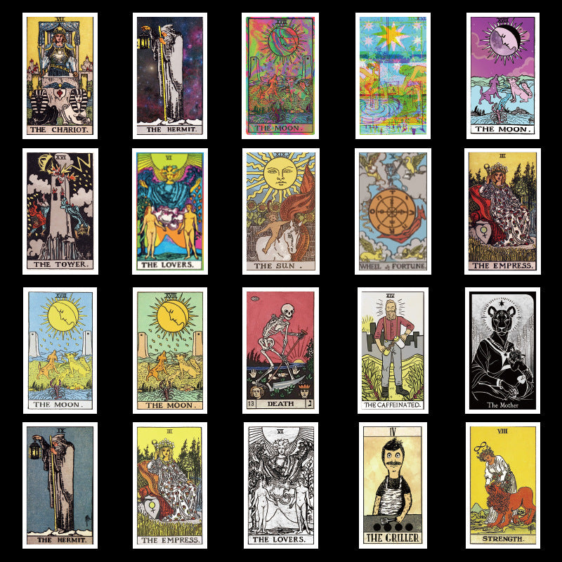 60 Tarot Playing Cards