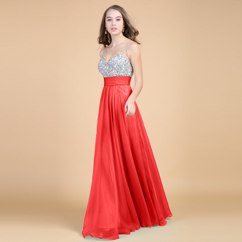 Evening Dress Chiffon Long Skirt
