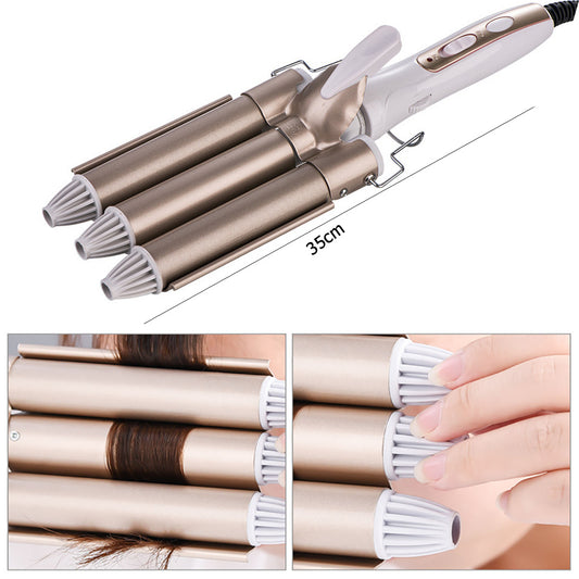 Three-Cylinder Ceramic Curling Iron