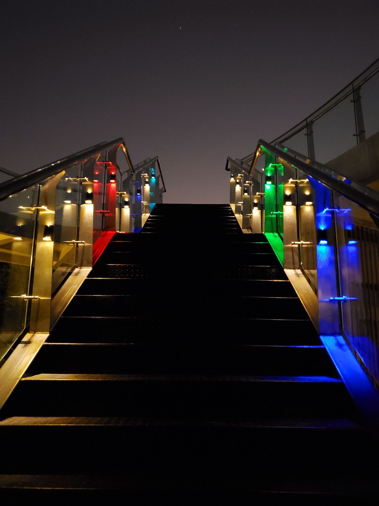 Outdoor Solar Wall Lamp RGB