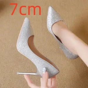 Elegant Glitter Heels