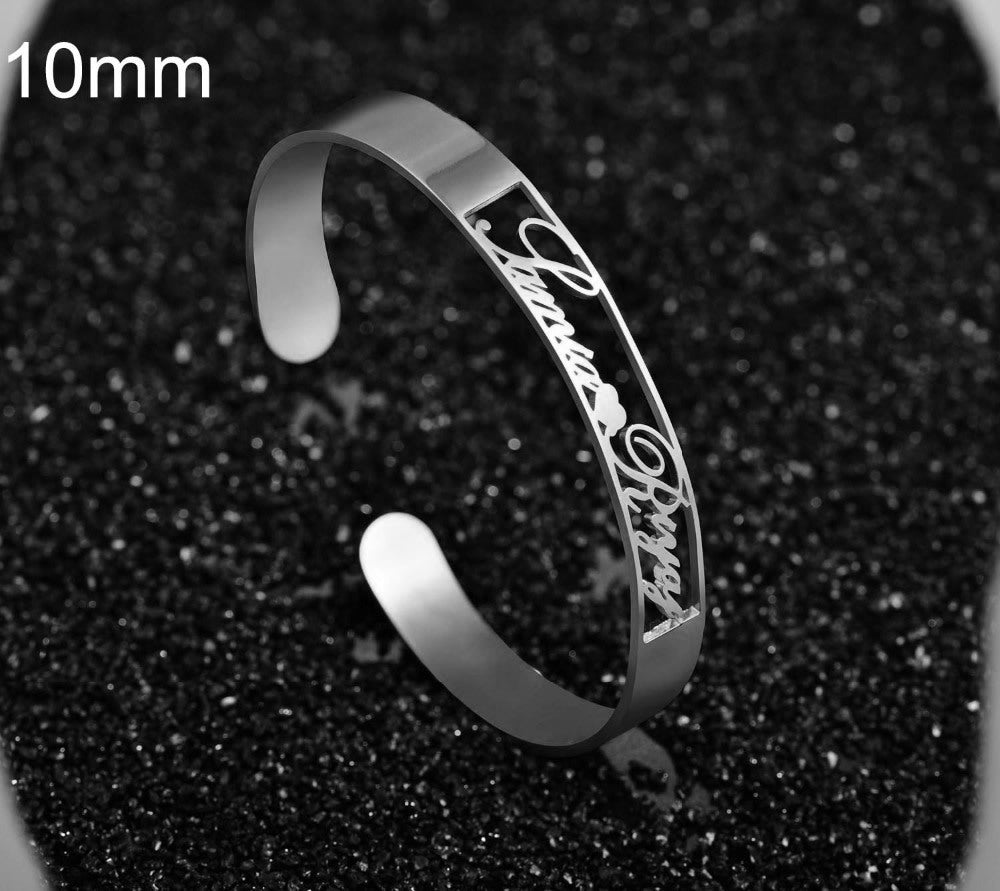 Customized Name Stainless Steel Bracelet