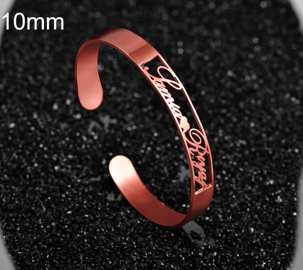 Customized Name Stainless Steel Bracelet