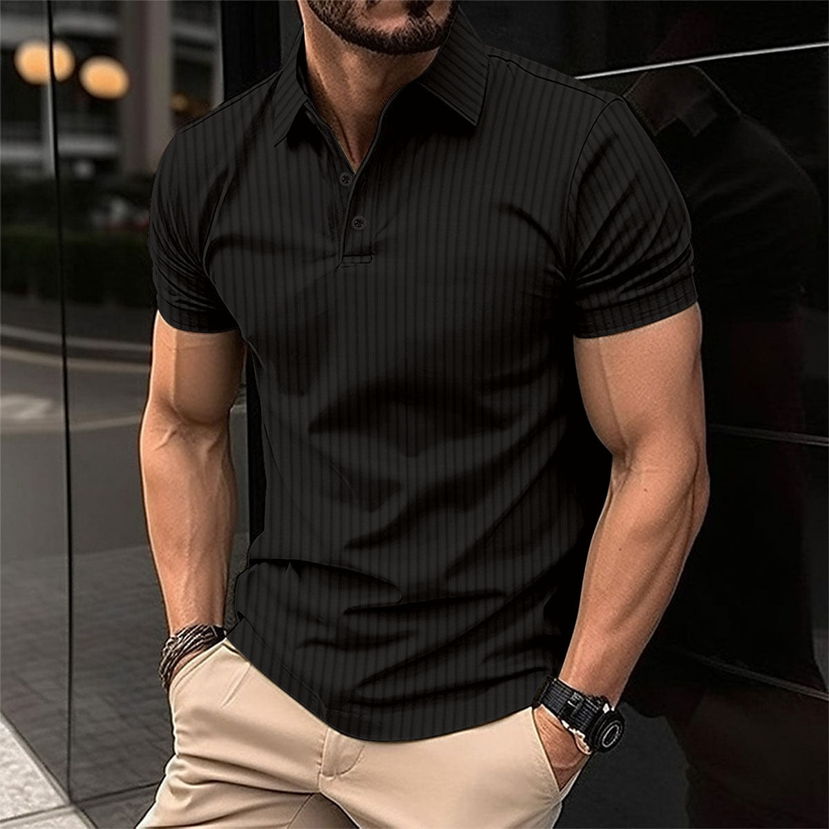 Short-sleeved Polo Shirt
