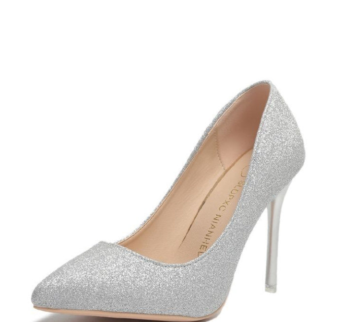 Elegant Glitter Heels