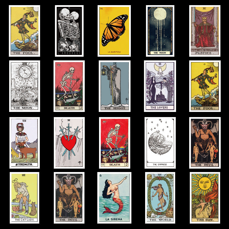 60 Tarot Playing Cards