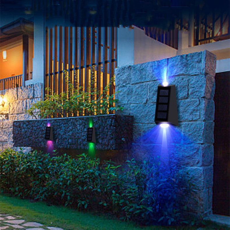 Outdoor Solar Wall Lamp RGB