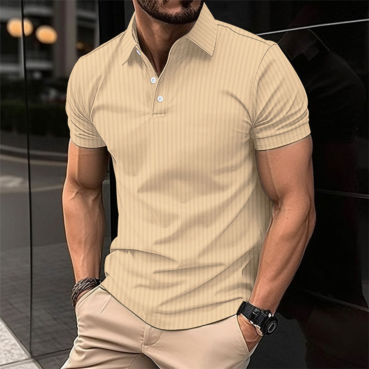 Short-sleeved Polo Shirt