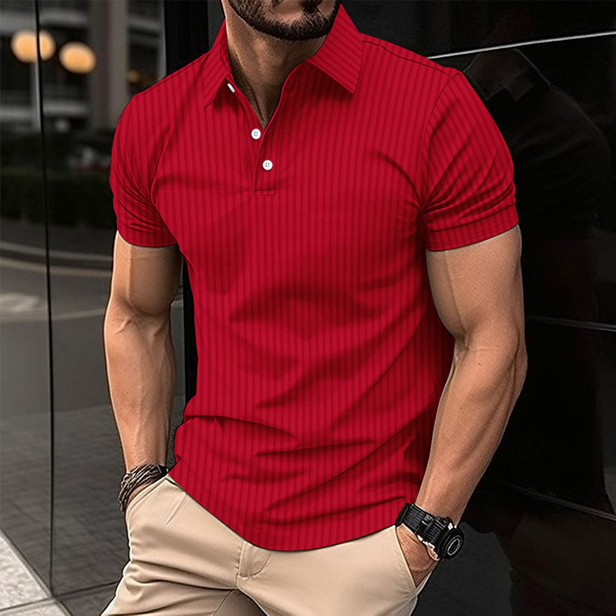 Short-sleeved Polo Shirt