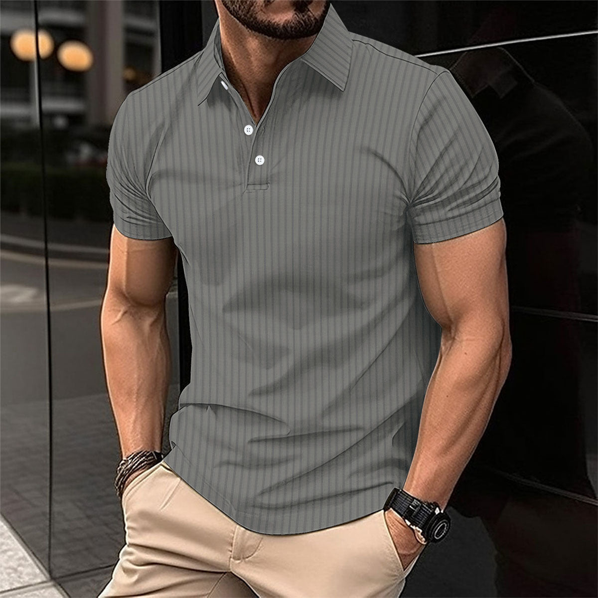 Short-sleeved Polo Shirt