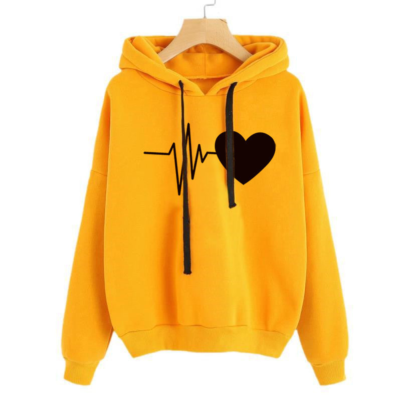 Women Long Sleeves Hooded Sweatshirt