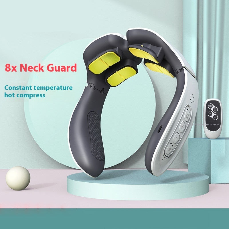 YouBuyForMe 8x Neck Guard Heat Therapy Device with Constant Temperature Hot Compress for Muscle Relief