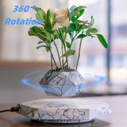 Floating Planter Magnetic Levitation Bonsai Pot
