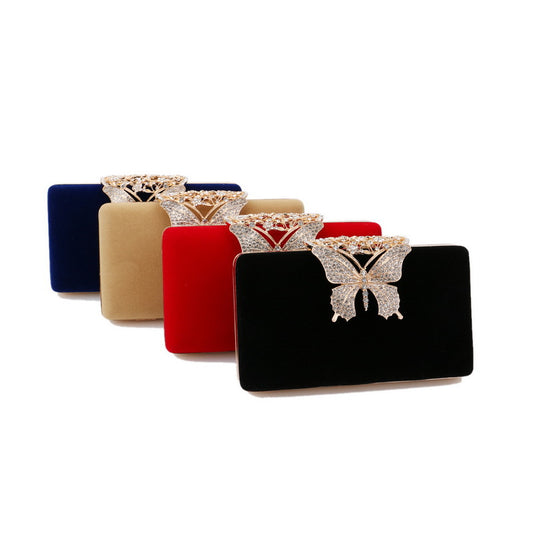 Velvet Clutch Evening Bag