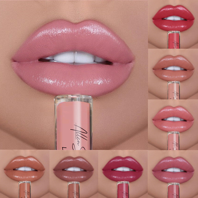 Collection of shades featuring long-lasting shiny lip gloss for a glossy, vibrant finish