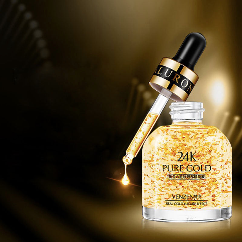 You Buy For Me 24K Pure Gold Anti-Aging Eye Serum in a sleek bottle with dropper for youthful skin