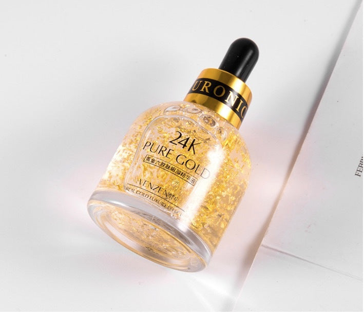 You Buy For Me 24K Pure Gold Anti-Aging Eye Serum in a luxurious dropper bottle with hyaluronic acid