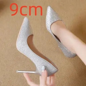 Elegant Glitter Heels