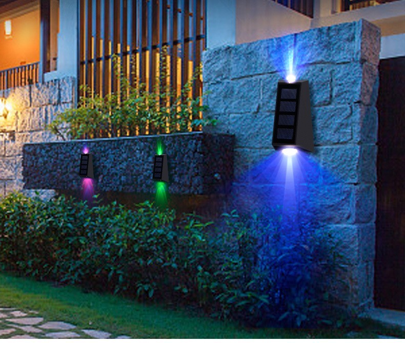 Outdoor Solar Wall Lamp RGB