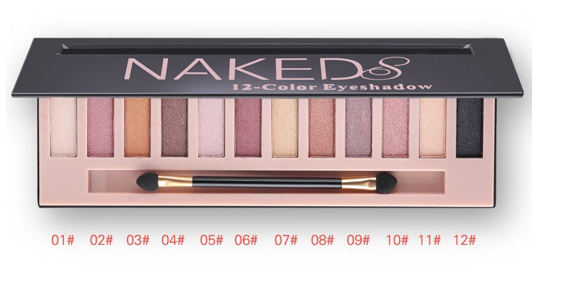 Naked 12-Color Eyeshadow Palette showcasing various shades for the best eyeshadow palette deals