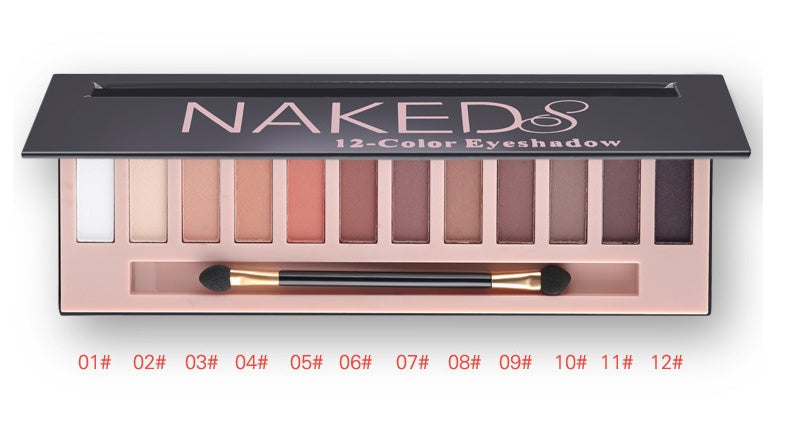 Naked 12-Color Eyeshadow Palette showcasing versatile shades for best eyeshadow palette deals