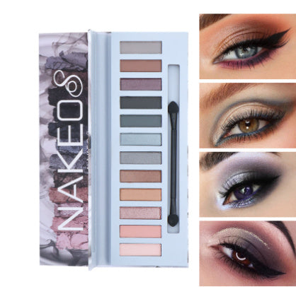 NAKEOS Eyeshadow Palette featuring 12 versatile shades for stunning looks and the best eyeshadow palette deals