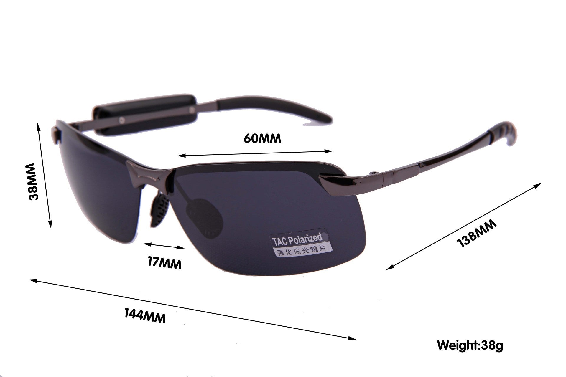 Stylish Bluetooth audio sunglasses with polarized lenses and lightweight design for audio lovers