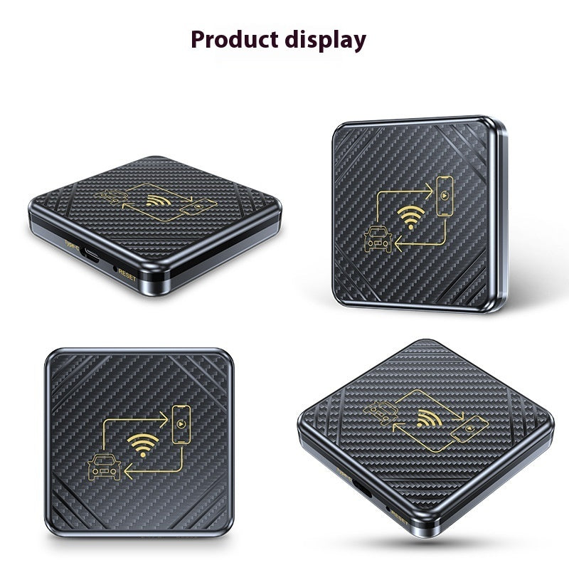CarPlay Android box for cars with a sleek design and wireless connectivity features