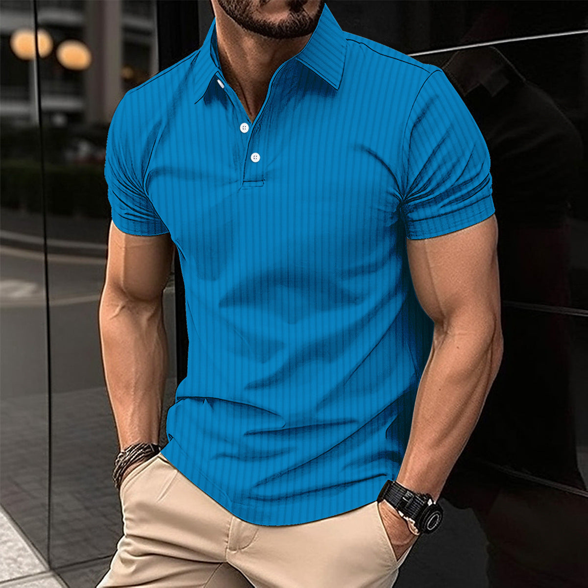 Short-sleeved Polo Shirt