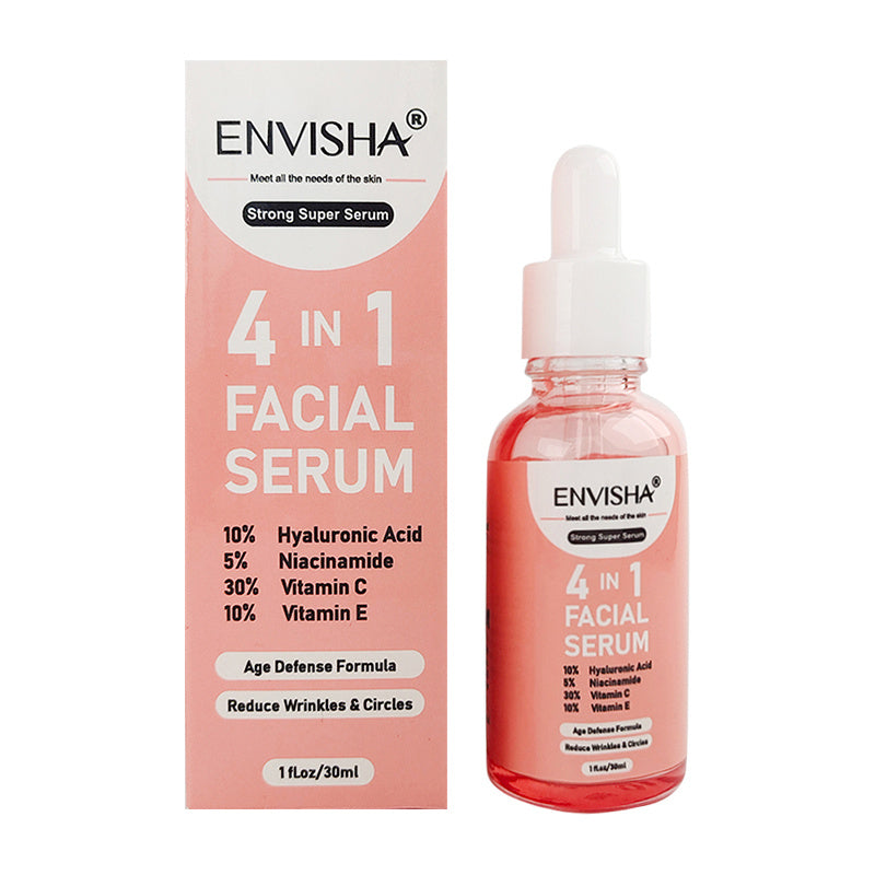 Envisha 4 in 1 Facial Serum with Hyaluronic Acid, Vitamin C, and E for Whitening Anti-Wrinkle Serum benefits