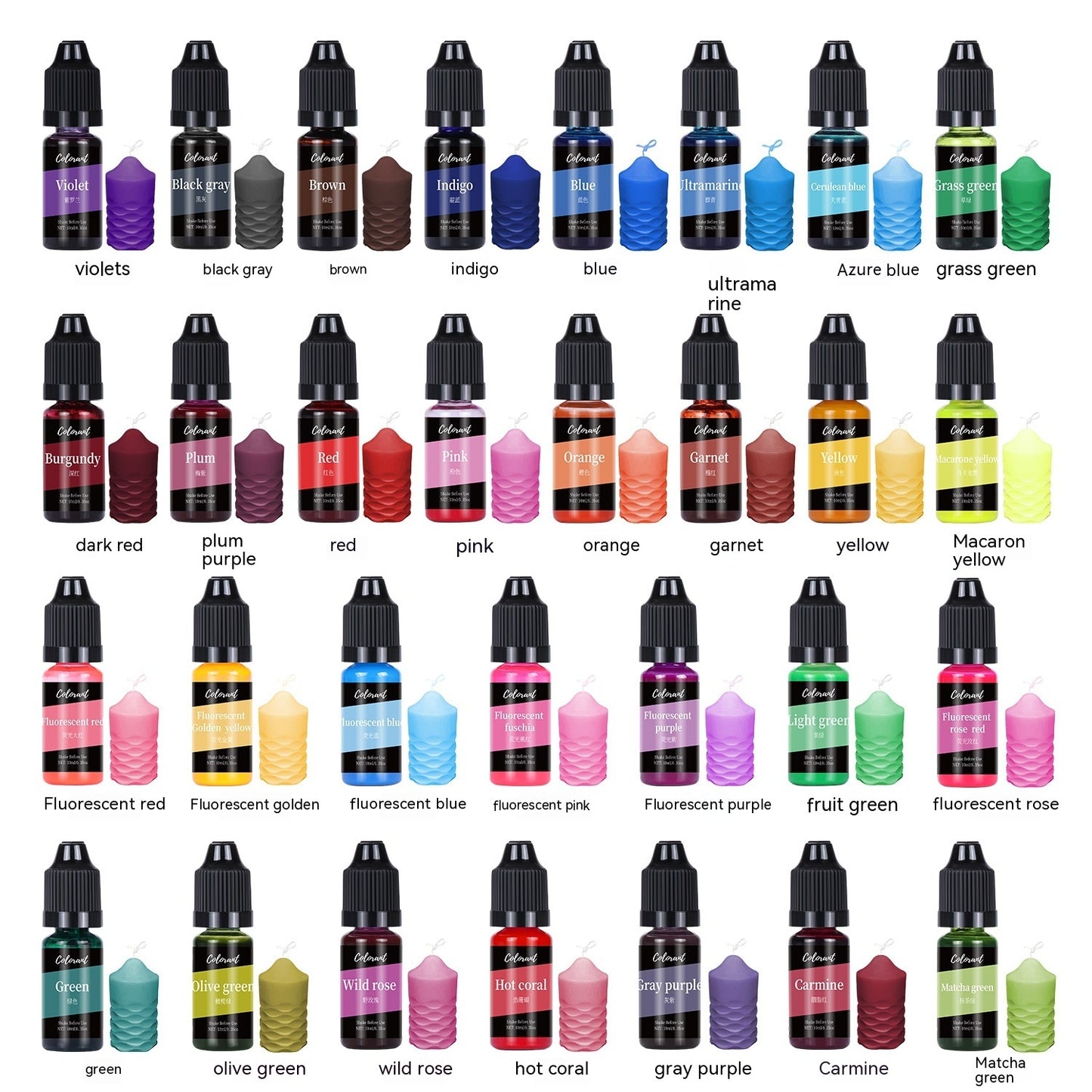 DIY Candle Color Concentrate Dyeing Pigment