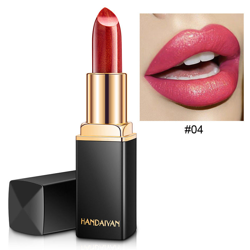 Handaiyan color-changing lipstick in shade #04 with moisturizing formula for vibrant lips
