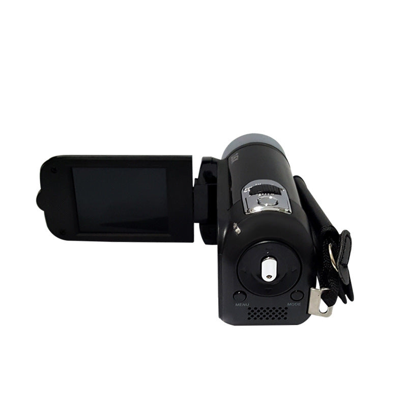 HD digital camera with a flip screen for easy selfies and video recording