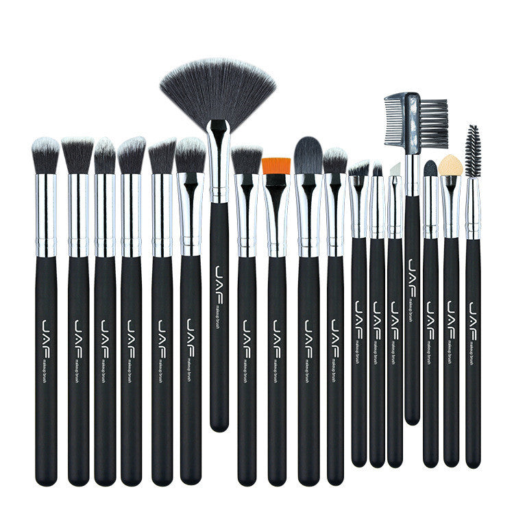 24 piece makeup brushes set with a variety of tools for flawless application and blending