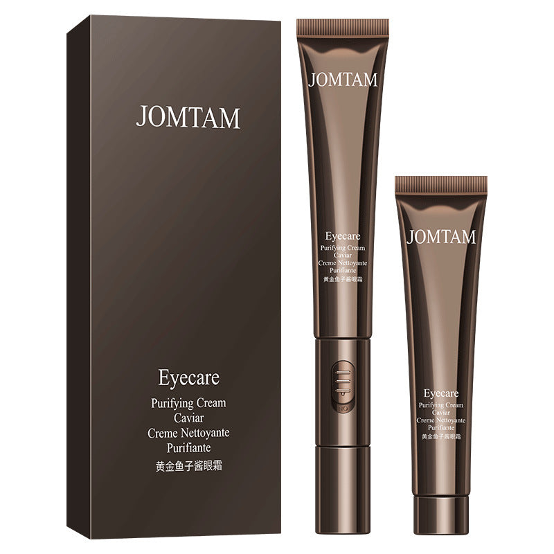 JOMTAM Eyecare Purifying Cream with Caviar and Applicator for Firming Electric Eye Cream Treatment