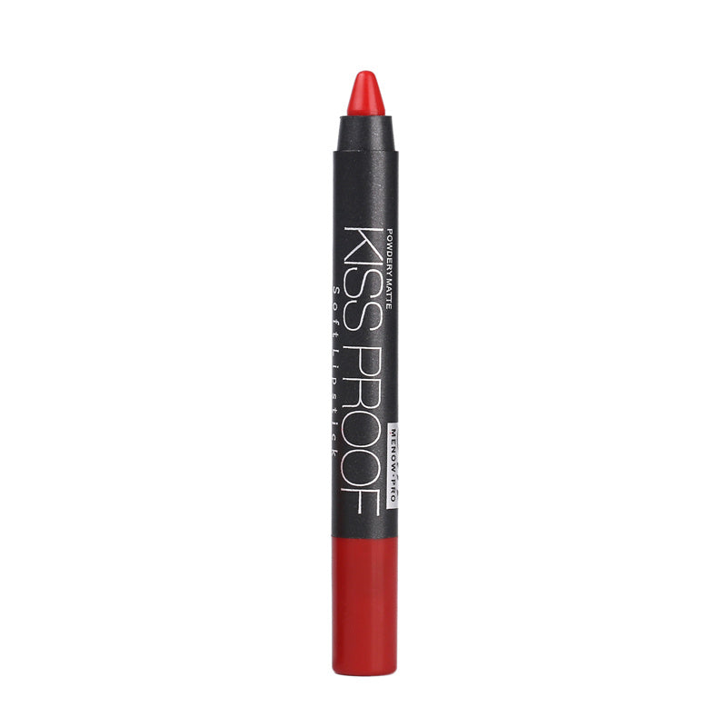 Kissproof lipstick matte in a bold red shade, perfect for long-lasting color and a smooth application