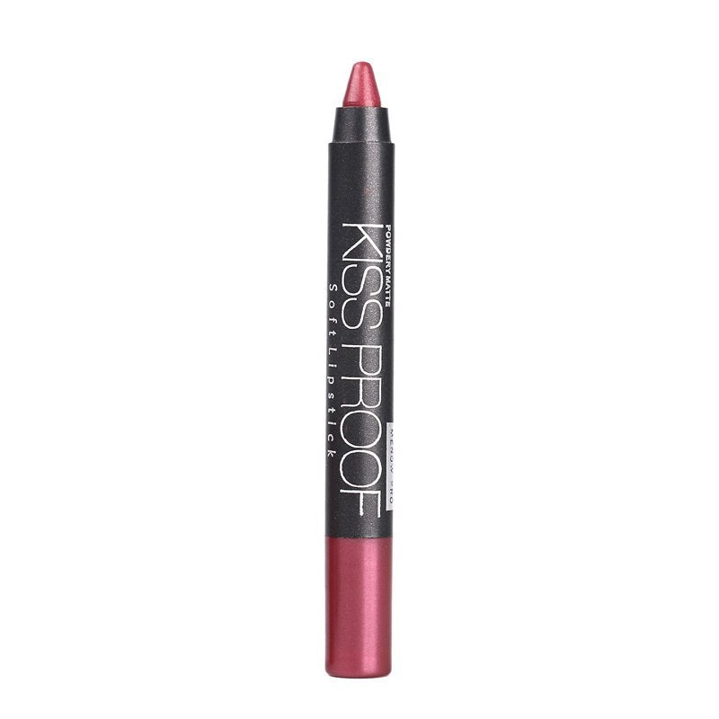 Youbuyforme kissproof lipstick matte in a sleek chubby pencil format for long-lasting color