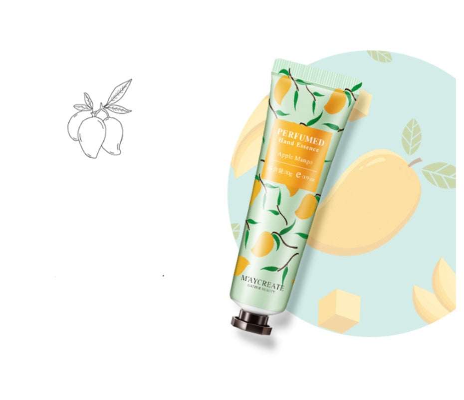 Youbuyforme plant essence hand cream in a vibrant tube with fruity design for hydration and nourishment