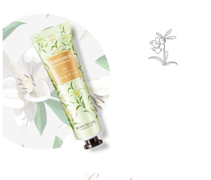Youbuyforme plant essence hand cream in a floral tube for moisturizing and rejuvenating hands