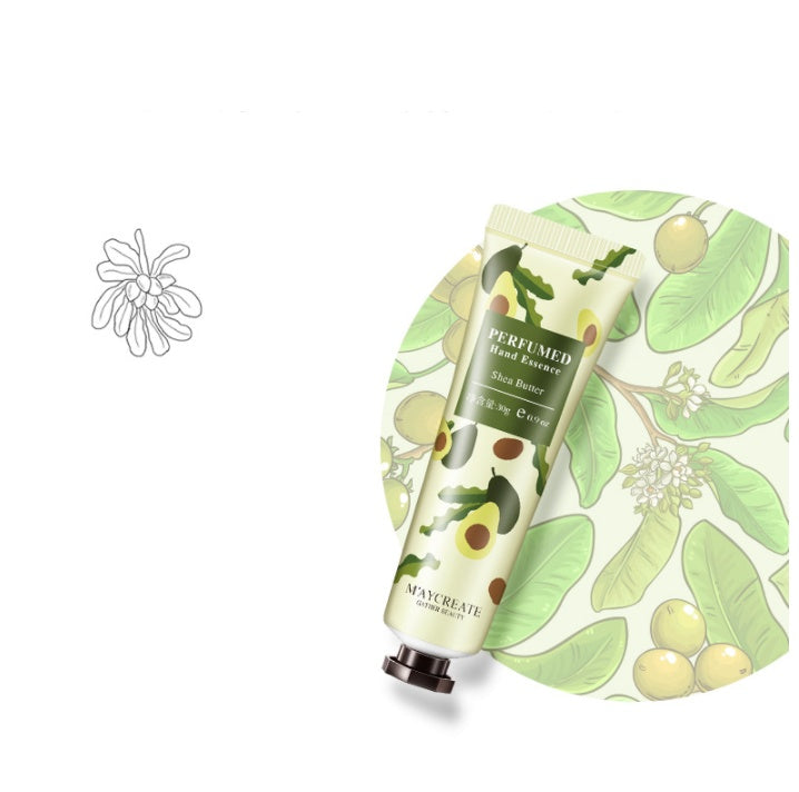 Youbuyforme plant essence hand cream in a decorative tube with floral graphics for moisturized hands
