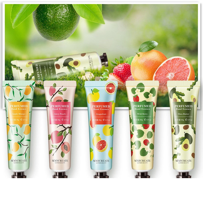 Set of Maycreate Perfumed Hand Creams featuring plant essence hand cream for soft, hydrated skin