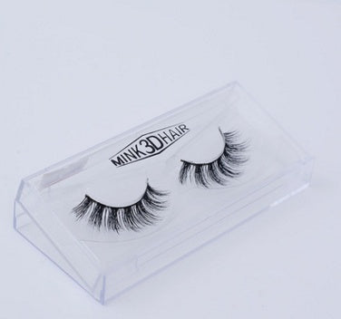 Mink 3D Hair Long-Lasting Faux Lashes in Clear Case for Beautiful Eye Looks