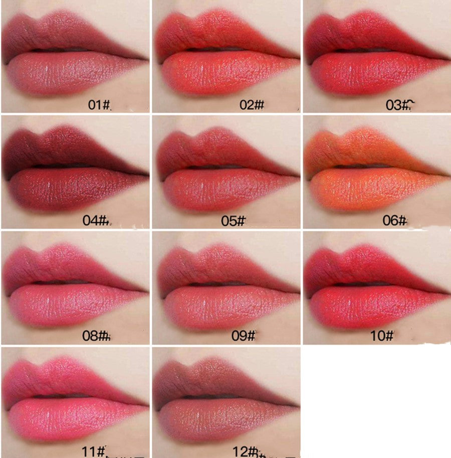 Collection of long-lasting waterproof lipstick shades displayed on lips for beauty enthusiasts