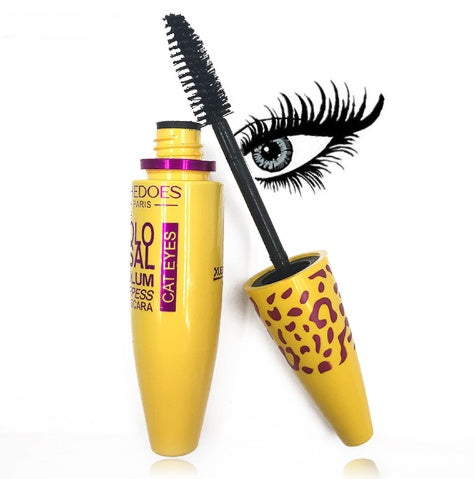 L'Oreal Paris Voluminal Waterproof Mascara for Thick Lashes in Yellow Tube with Brush Applicator