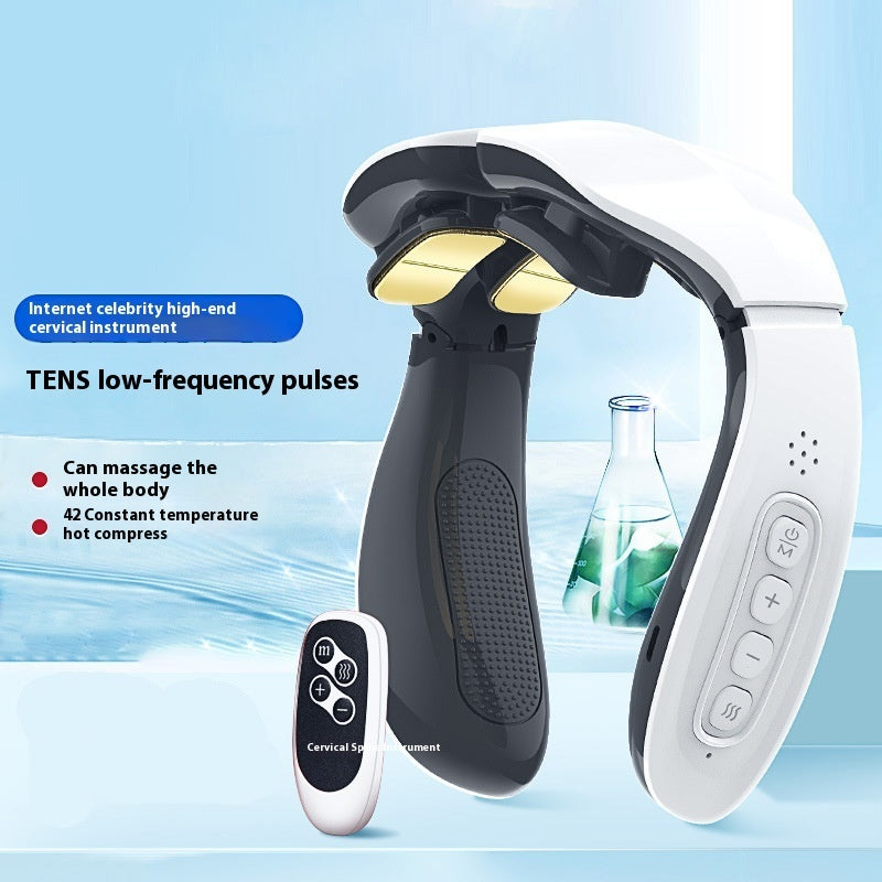 Youbuyforme TENS Low-Frequency Pulse Massager with Hot Compress and Remote Control for Full Body Relief