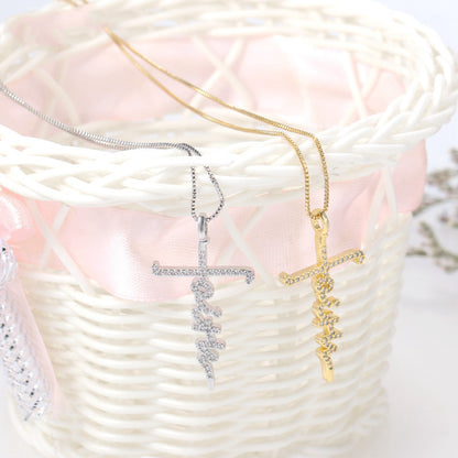 Personalized letter necklace