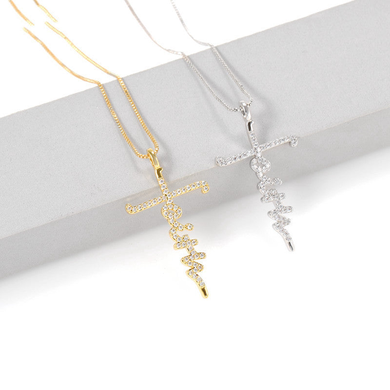 Personalized letter necklace