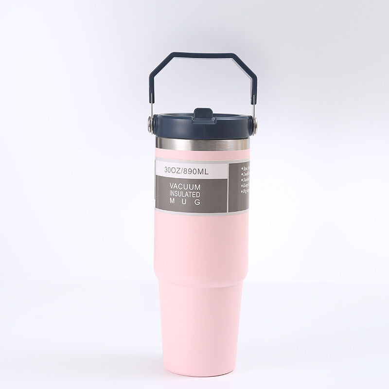 Sports Water Bottle with Handle, Tumbler Cup