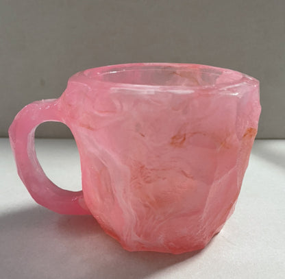 Resin Mineral Crystal Coffee Mug