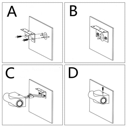 LED double head wall light